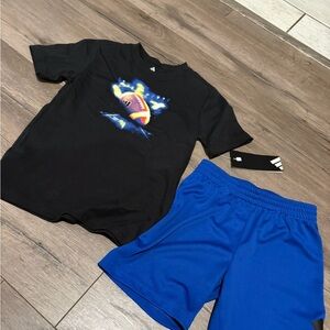 Boys Adidas 2PC set Size 4